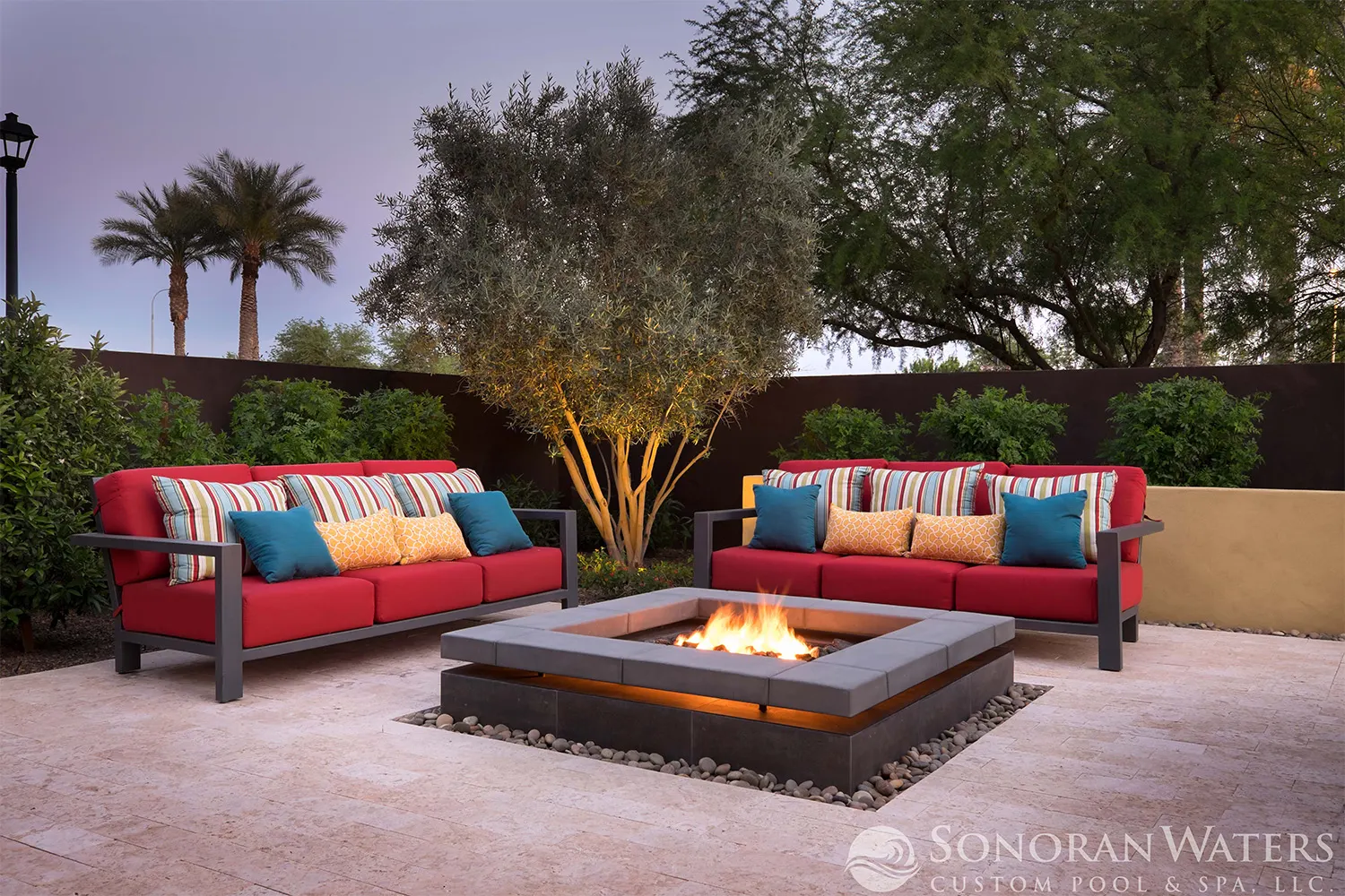 Modern Pool Landscape Scottsdale AZ, Scottsdale, AZ — Sonoran Waters