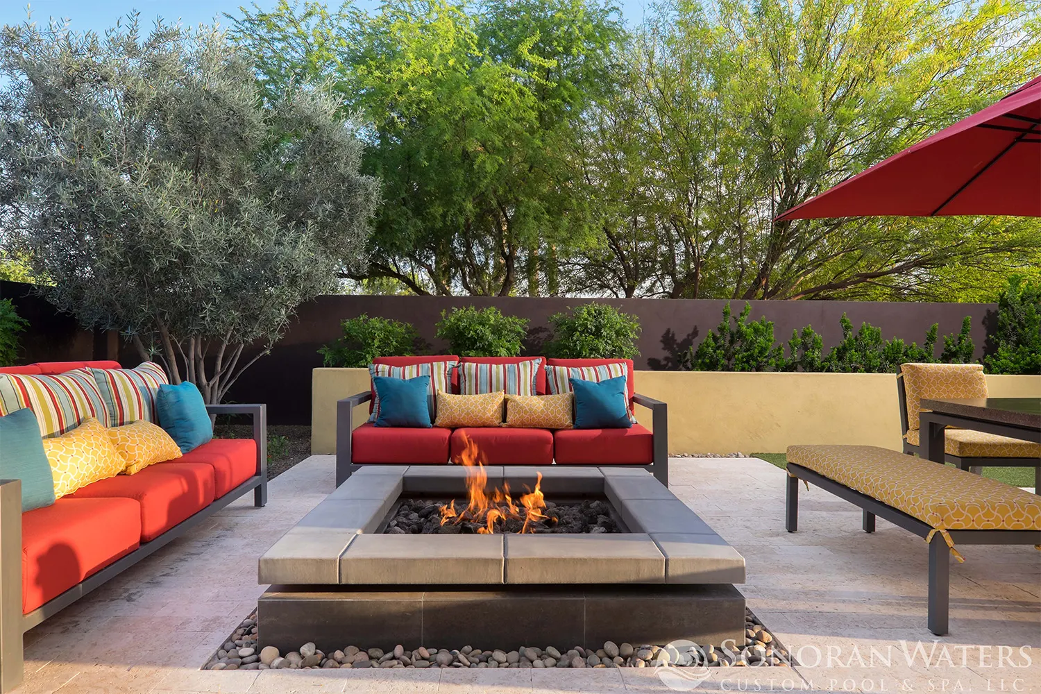 Modern Pool Landscape Scottsdale AZ, Scottsdale, AZ — Sonoran Waters