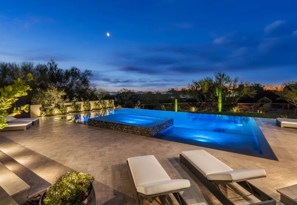 Sonoran Waters team and a custom pool project, Scottsdale