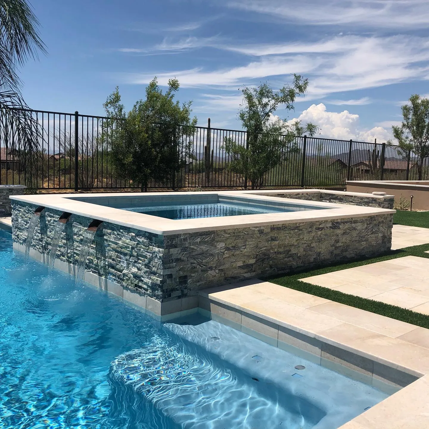 Scottsdalespa and Water Feature 2, Scottsdale, AZ — Sonoran Waters
