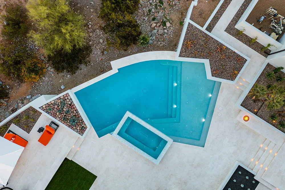 With Infinity Edge Spa 6, Paradise Valley, AZ — Sonoran Waters