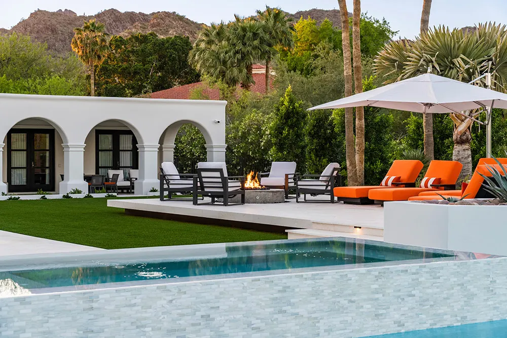 With Infinity Edge Spa 7, Paradise Valley, AZ — Sonoran Waters