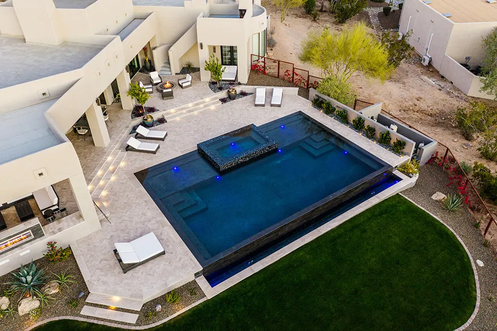 Scottsdale Infinity Pool Luxury Design11, Scottsdale, AZ — Sonoran Waters