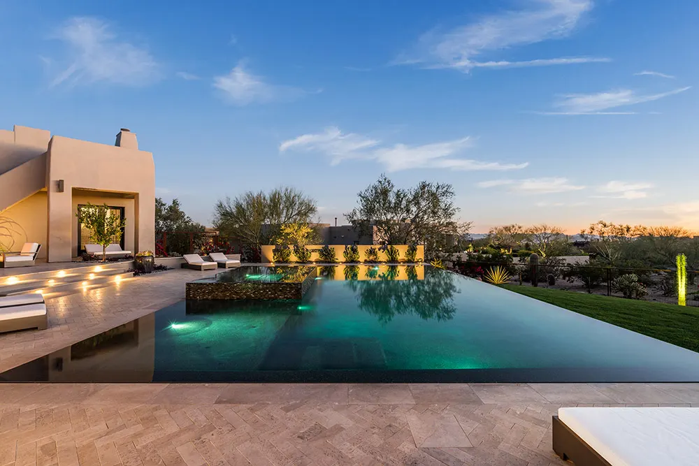Scottsdale Infinity Pool Luxury Design6, Scottsdale, AZ — Sonoran Waters