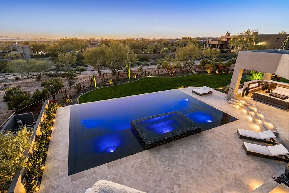 Scottsdale Infinity Pool Luxury Design9, Scottsdale, AZ — Sonoran Waters